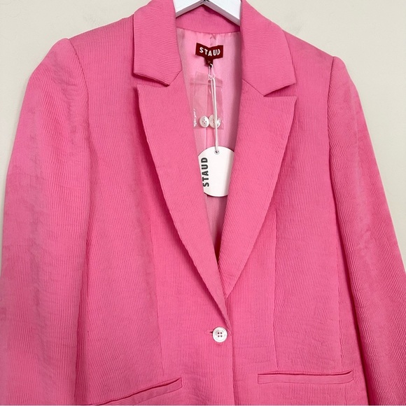 Staud Madden Blazer in Wild Orchid - Picture 4 of 16